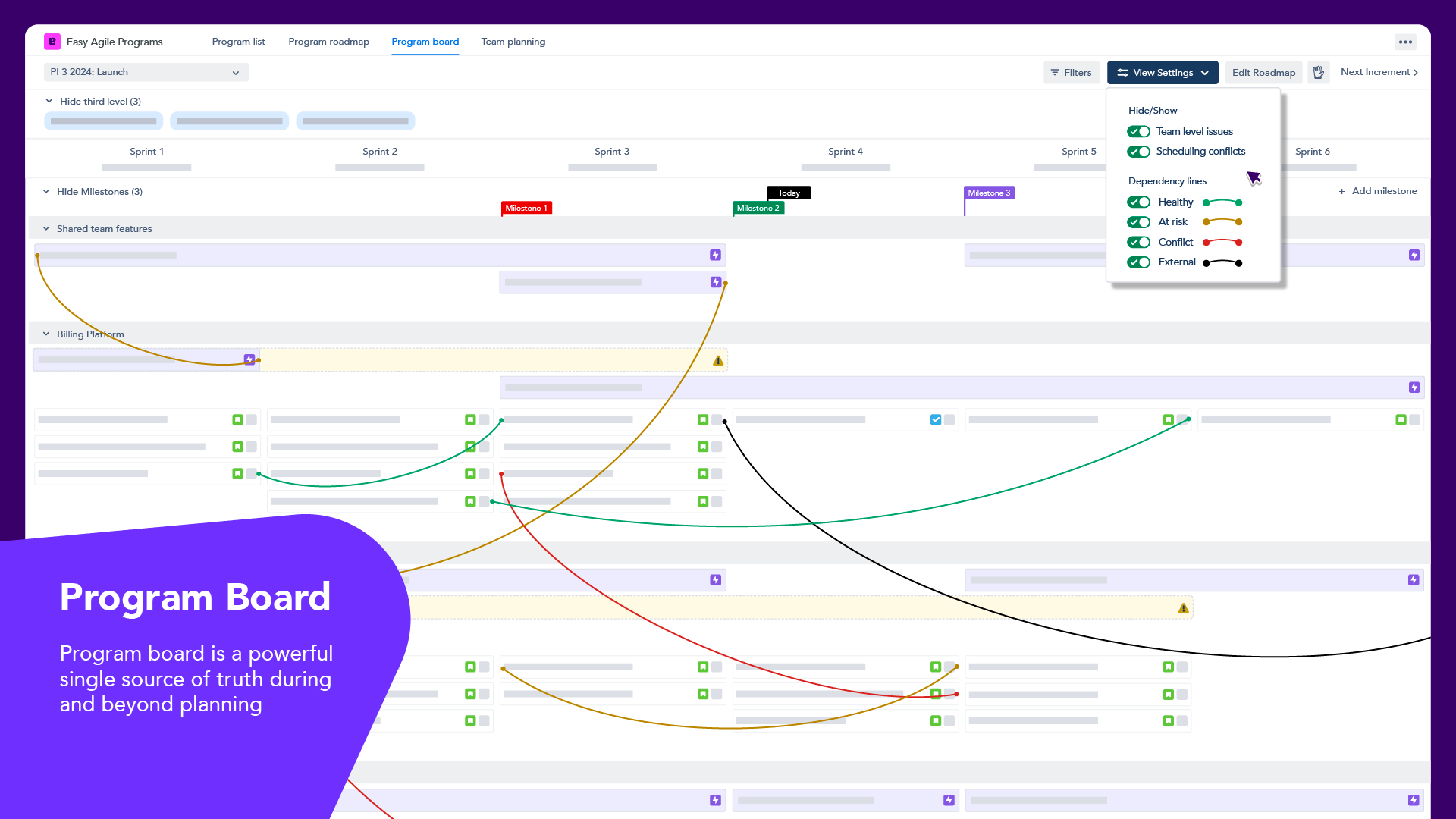 screenshot of Easy Agile Programs